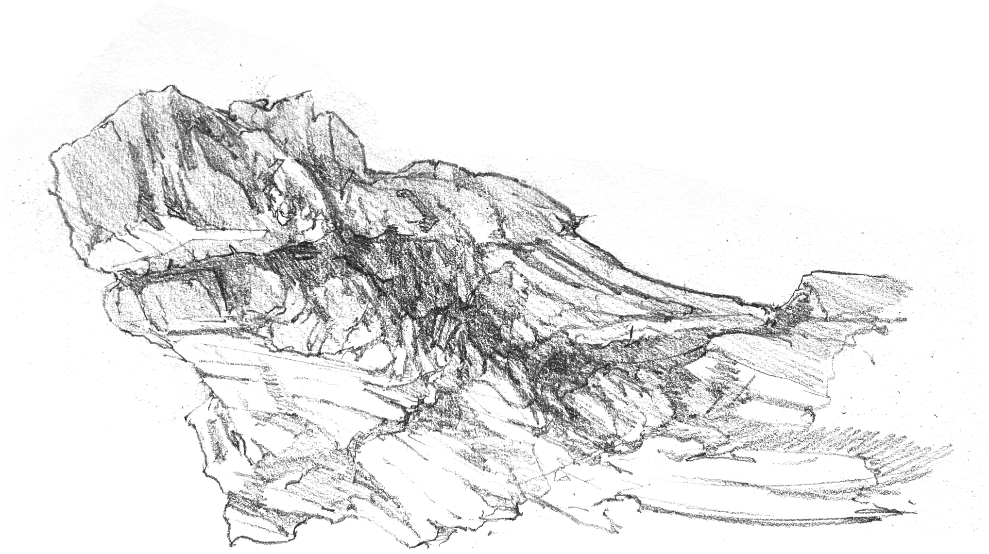 sketch Humorous rocks